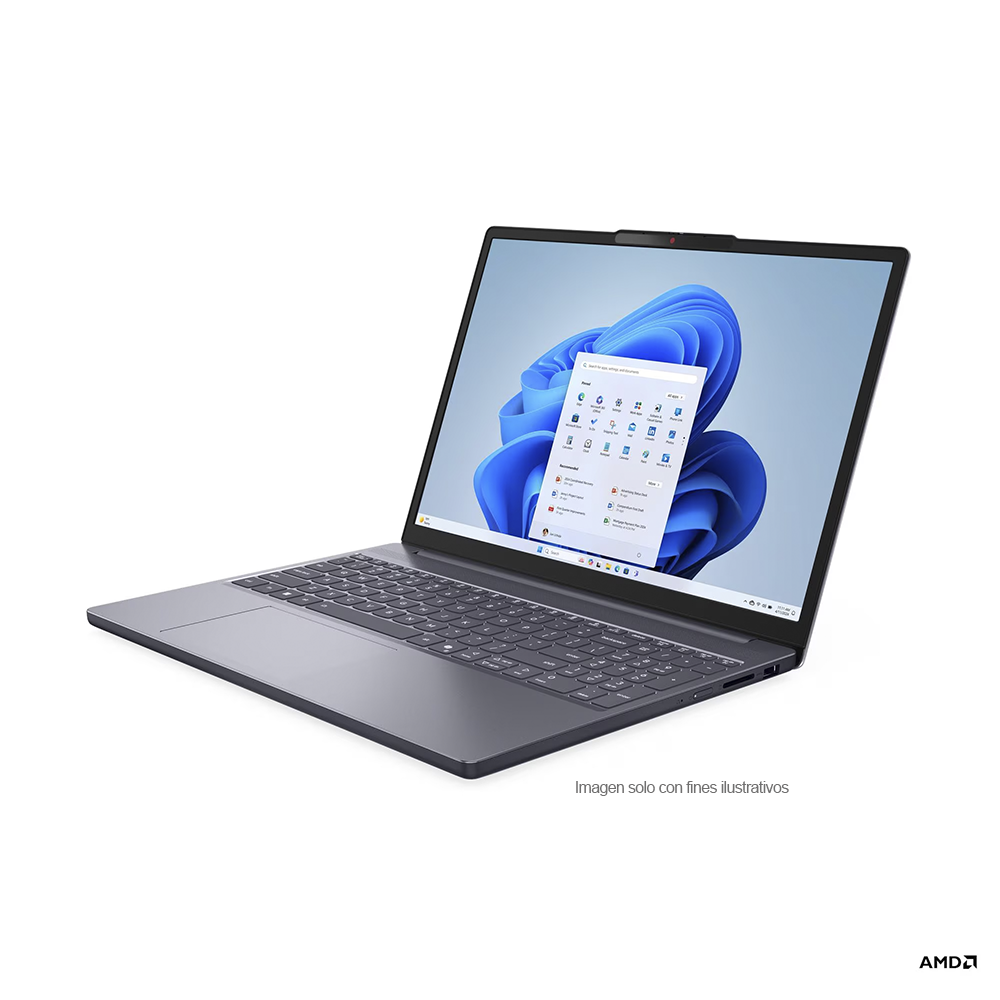 Laptop IdeaPad Slim 3 15ARH10 Lenovo, procesador AMD RyzenTM 7 7735HS 24GB 512GB / incluye mouse y mochila