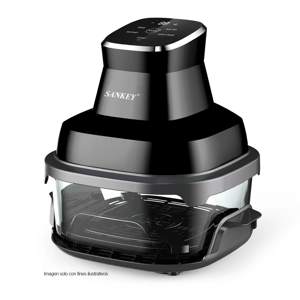 Freidora de aire FRW-4057GB capacidad 4 litros, Sankey color negro