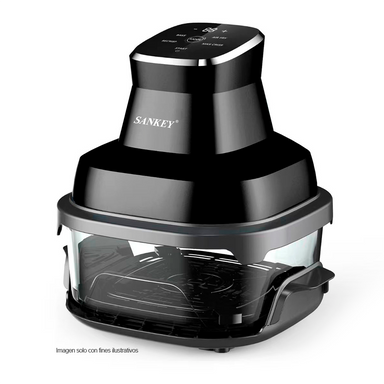 Freidora de aire FRW-4057GB capacidad 4 litros, Sankey color negro