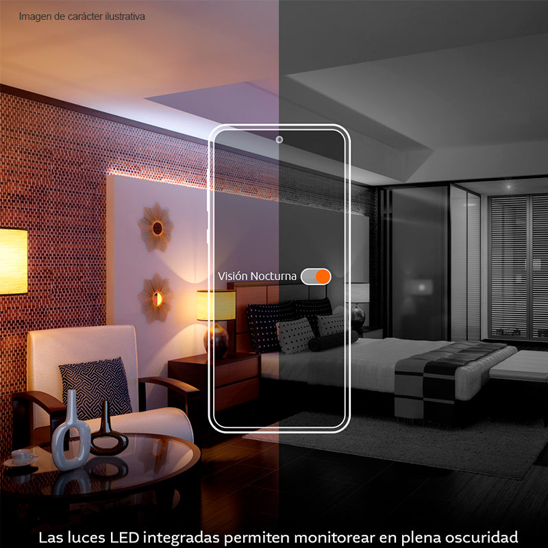 Cámara inteligente NHC-IP11 2PK motorizada Wi-Fi – interior con cable, Nexxt Home