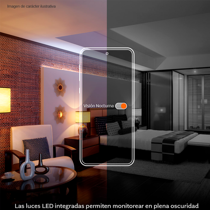 Cámara inteligente NHC-IP11 2PK motorizada Wi-Fi – interior con cable, Nexxt Home