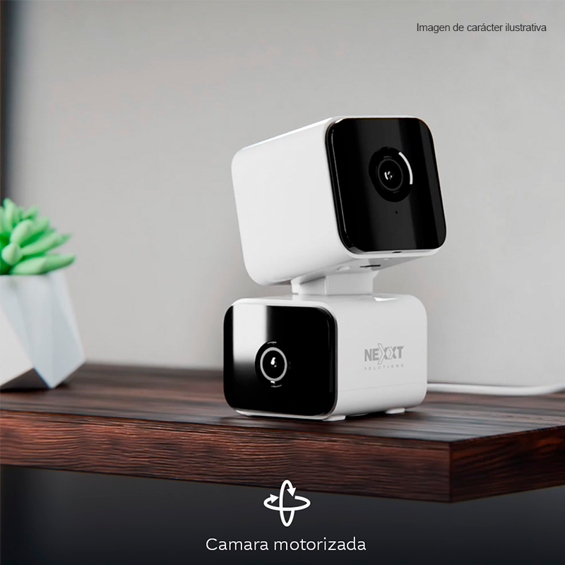 Cámara inteligente Wi-Fi,NHC-IP30DL, Nexxt Home (3mp Fijo + 3Mp PTZ)