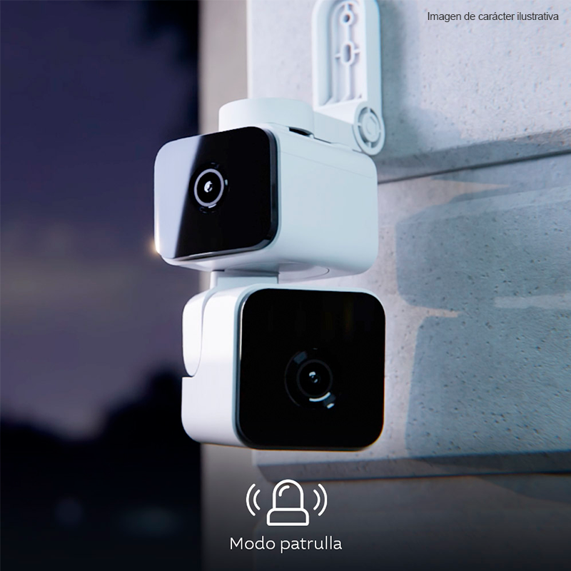Cámara inteligente Wi-Fi,NHC-IP30DL, Nexxt Home (3mp Fijo + 3Mp PTZ)