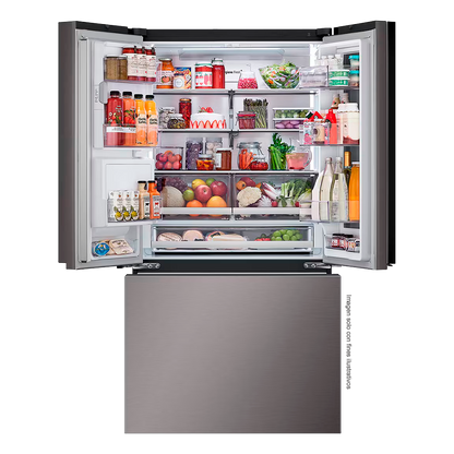Refrigeradora 31pc French Door VF31XKNH LG, instaView inverter color silver