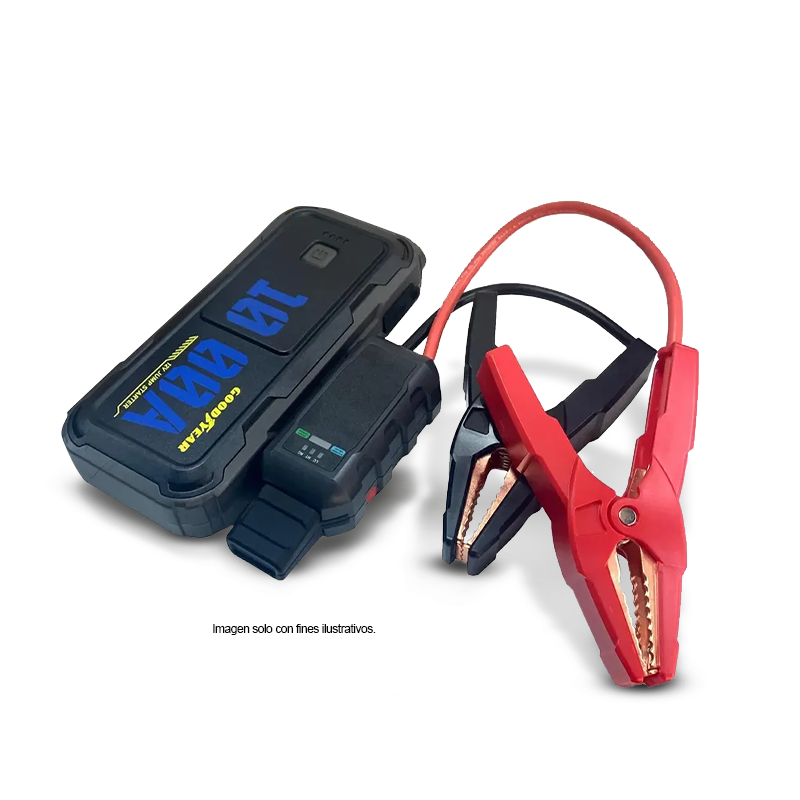 Arrancador para batería de auto 991-2402106 Good Year, 1000A, para motores Diesel y gasolina