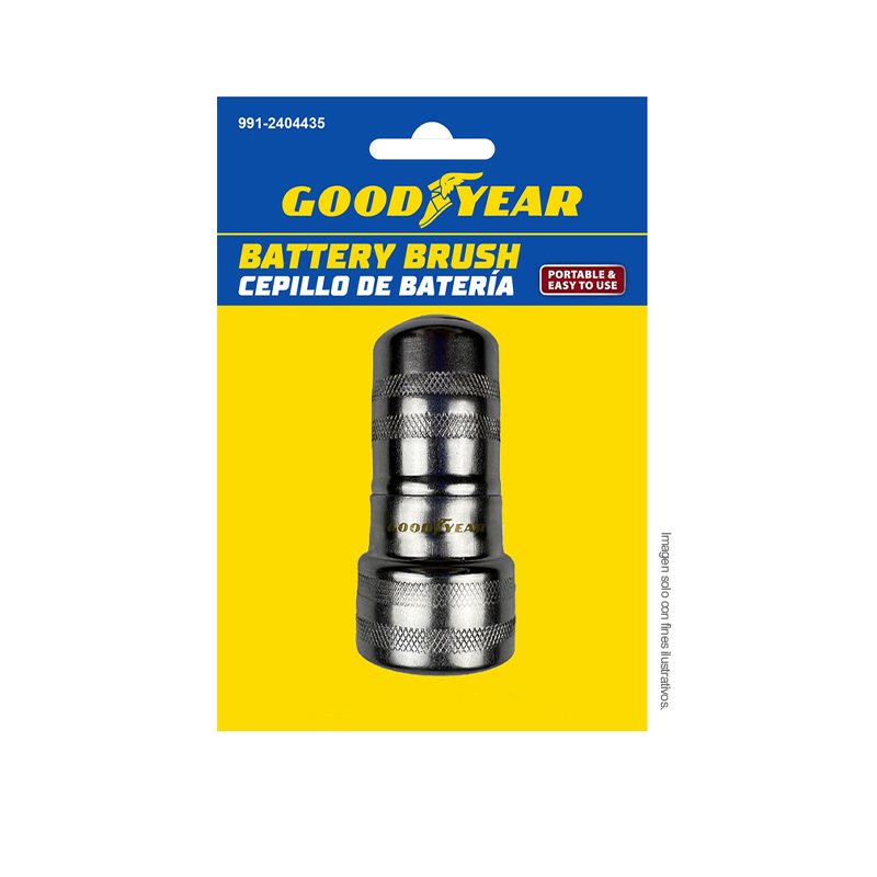 Cepillo para terminal de baterías de autos 991-2404435 Good Year 3.8x7cm