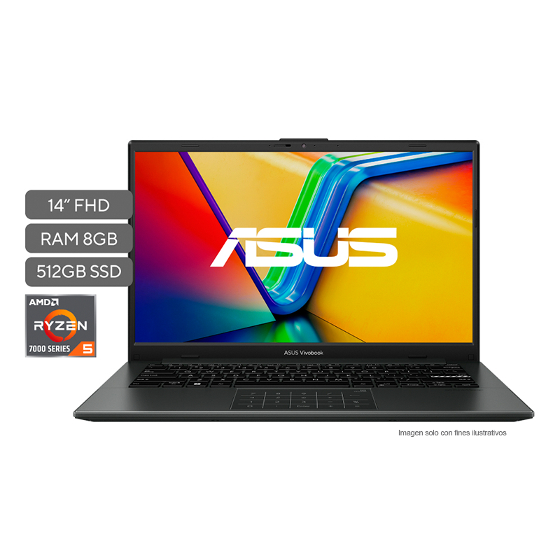 Laptop E1404FA-NK086W, 14" ASUS, AMD Ryzen 5 7520U 8GB, 512GB Windows 11