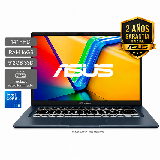 Laptop VivoBook 1404VA-EB279W 14", Core i5 120U, 8GB 512GB, Windows 11