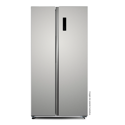 Refrigeradora 22pc, Side By Side RCSS2204GD RCA, compresor inverter, Amplios espacios multifunción para almacenamiento, no frost