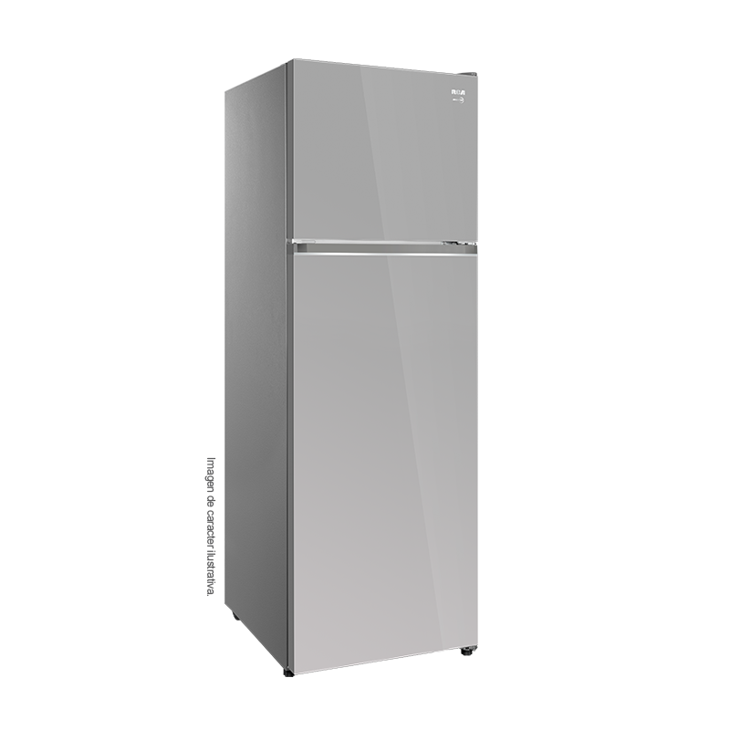 Refrigeradora 10pc RCRN1004GD RCA, Top Mount, inverter, puerta acabado tipo vidrio