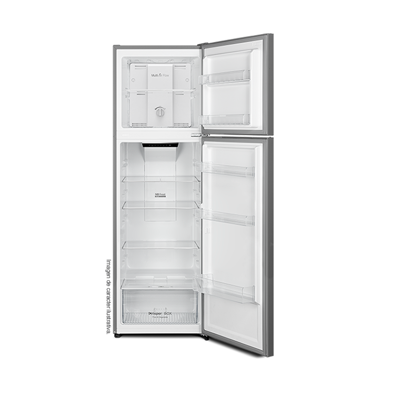 Refrigeradora 10pc RCRN1004GD RCA, Top Mount, inverter, puerta acabado tipo vidrio