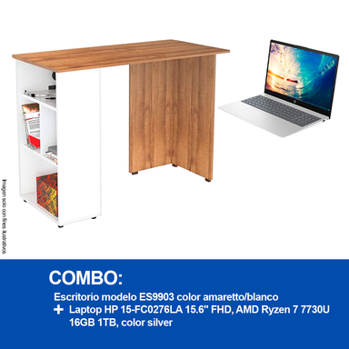 Combo escritorio ES9903 + Laptop 15-FC0276LA HP