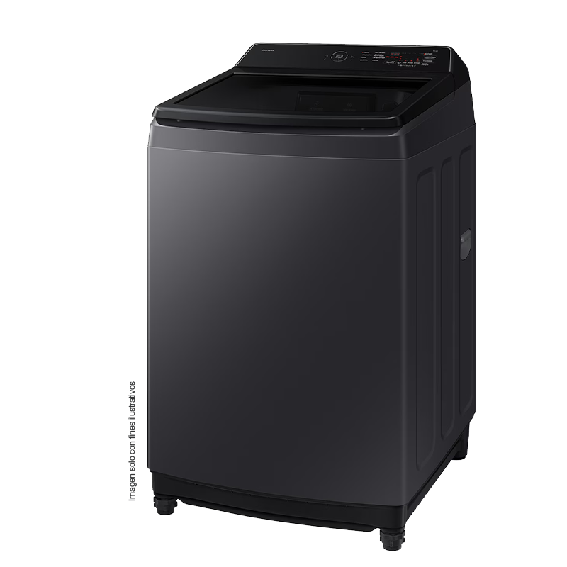 Lavadora 19kg WA70F19E7CAP, carga superior, tecnología EcoBubble, SmartThings y Smart Check, 10 ciclos de lavado.