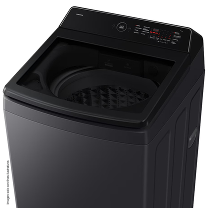 Lavadora 19kg WA70F19E7CAP, carga superior, tecnología EcoBubble, SmartThings y Smart Check, 10 ciclos de lavado.