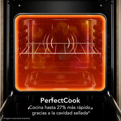 Estufa a Gas 30" FKGO30Z5BZB, mesa de vidrio templado, 5 quemadores (1 triple llama) Frigidaire.