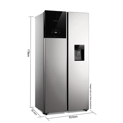 Refrigerador Side by Side 15PC FRS15F3N5BI Frigidaire INVERTER