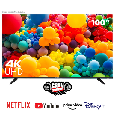 Televisor Smart 100" MiniLED Quantum Dot CLEDM10W77, Sankey super delagado / Frameless 4K UHD