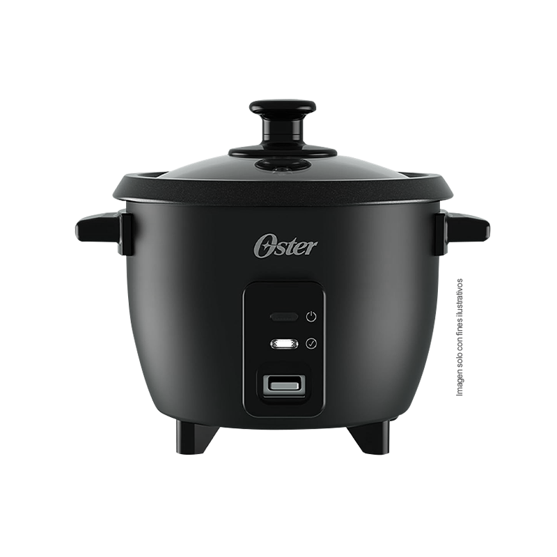 Olla arrocera 6 Tazas, EOSTORIC-00BK6C, Oster. color negro