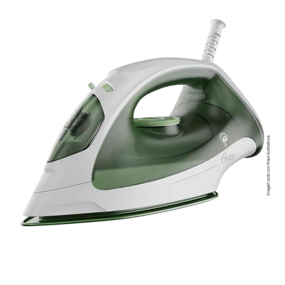 Plancha de vapor GCSTBS3803 Oster, Suela anti-adherente, color verde