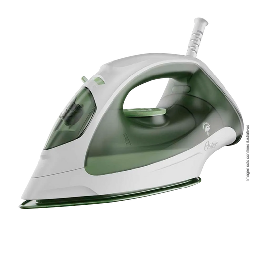 Plancha de vapor GCSTBS3803 Oster, Suela anti-adherente, color verde