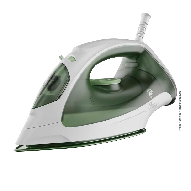 Plancha de vapor GCSTBS3803 Oster, Suela anti-adherente, color verde