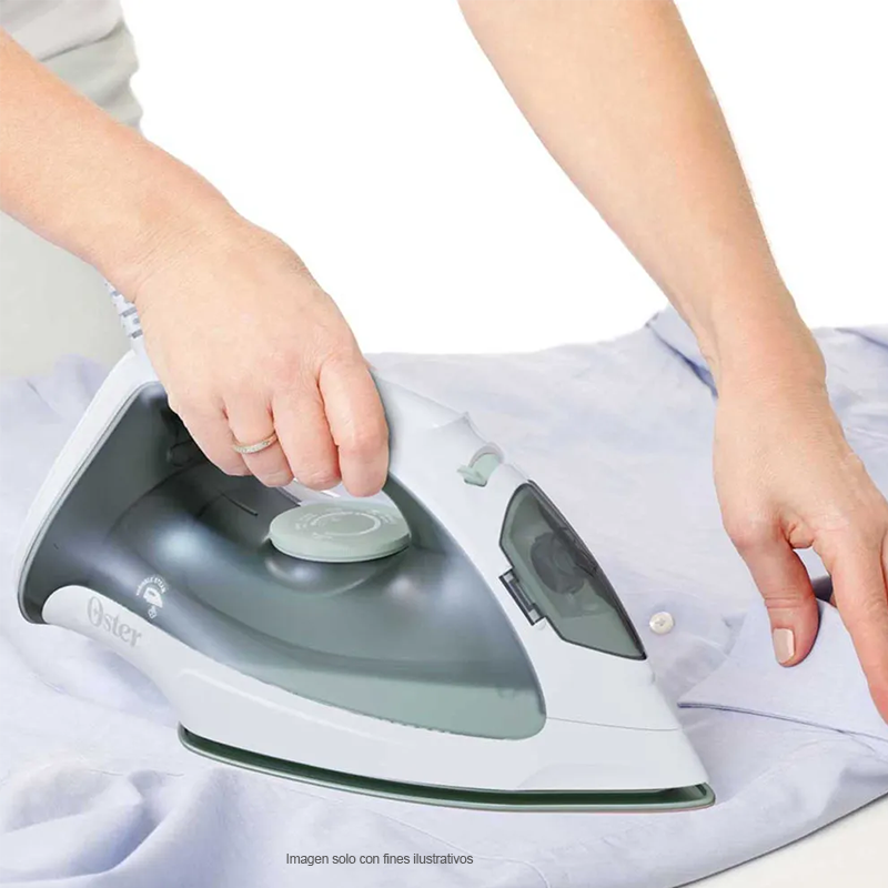 Plancha de vapor GCSTBS3803 Oster, Suela anti-adherente, color verde