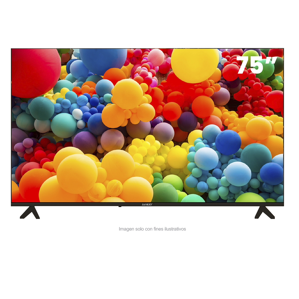 Televisor LED Smart 75" | CLED75SDL7 | Sankey
