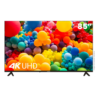 Televisor LED Smart 85" CLED85SDL7  Sankey, diseño Frameless, Sintonizador digital.