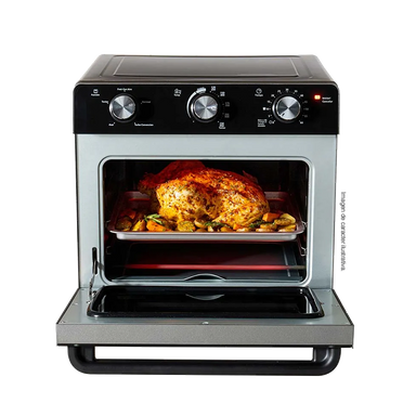 Horno freidora de aire TSSTTVMAF1NS de 22 litros, Oster, recubrimiento antiadherente, para facilitar la limpieza