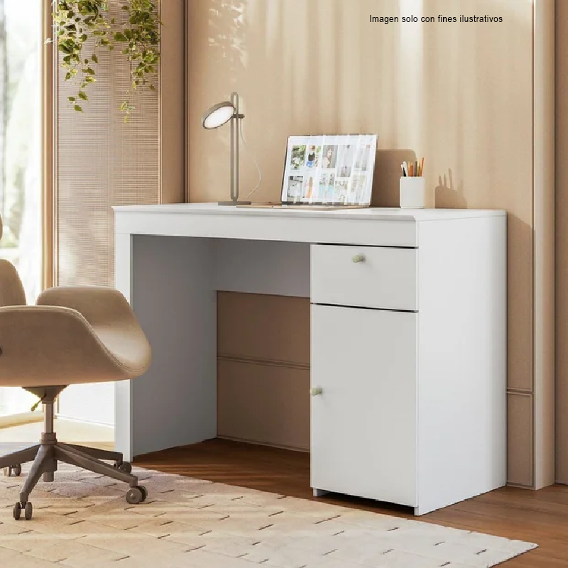 Escritorio modelo IRIS color blanco fosco