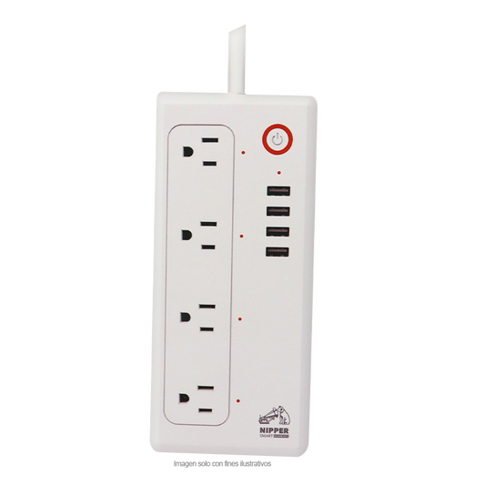 Regleta Smart Wi-Fi RLSM31 RCA, protección de voltaje y cortocircuito