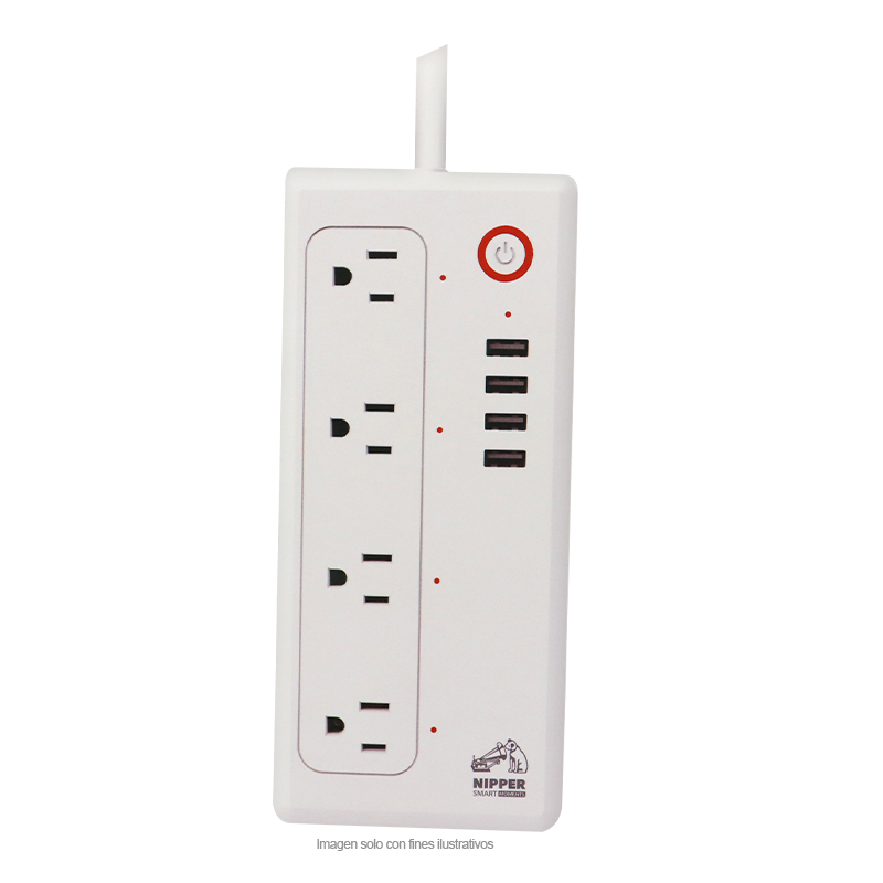 Regleta Smart Wi-Fi RLSM31 RCA, protección de voltaje y cortocircuito