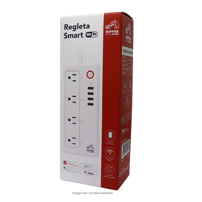 Regleta Smart Wi-Fi RLSM31 RCA, protección de voltaje y cortocircuito