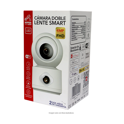 Cámara doble lente Smart RLSM32, 4MP FHD, RCA