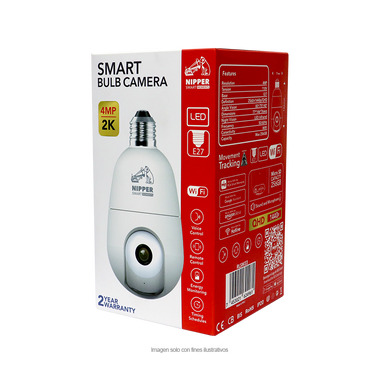 Cámara bombillo Smart RLSM33 4MP / 2K RCA.