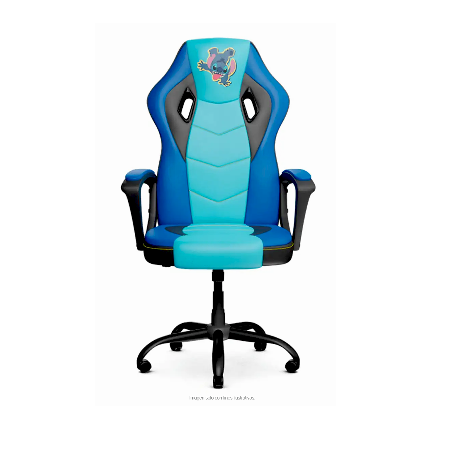 Silla Gaming  XTF-DC100ST Edición Stich, respaldo alto, reposabrazos acolchados .