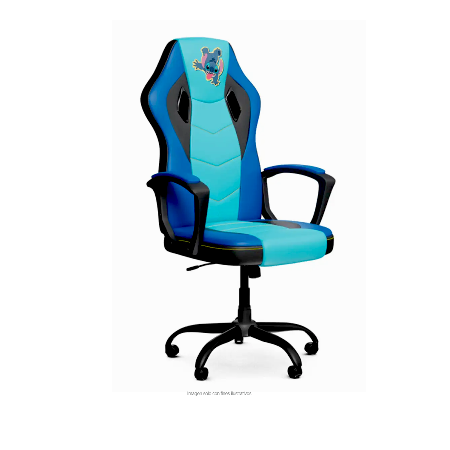 Silla Gaming  XTF-DC100ST Edición Stich, respaldo alto, reposabrazos acolchados .