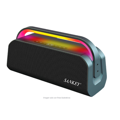 Bocina portátil PA-5DCA73 Bluetooth Sankey, 85W RMS, iluminación LED