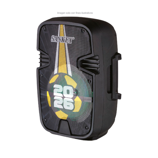 Bocina portátil PA-8DCN9B Sankey, potencia de 10W RMS