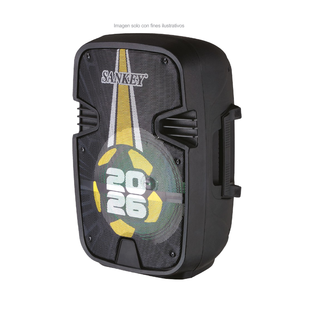 Bocina portátil PA-8DCN9B Sankey, potencia de 10W RMS