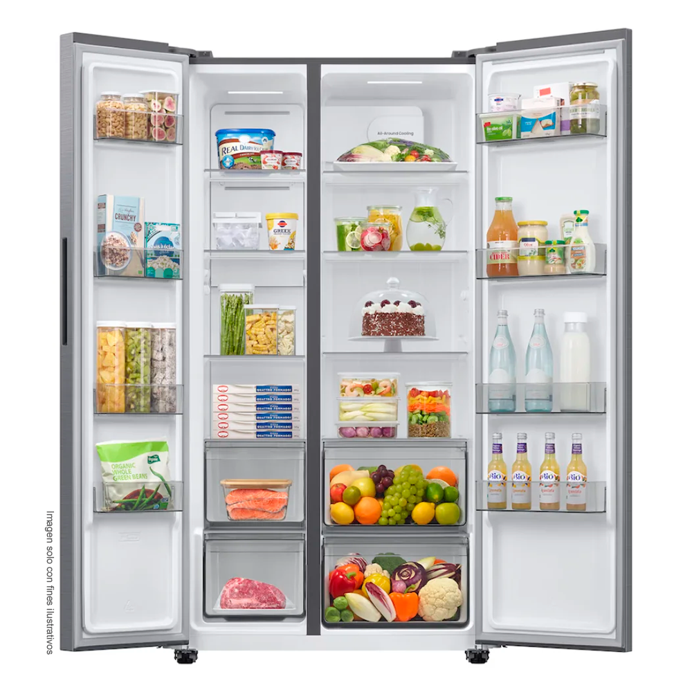 SAMSUNG REFRIGERADORA SIDE BY SIDE 18 PC RS40H53XDTED Inverter