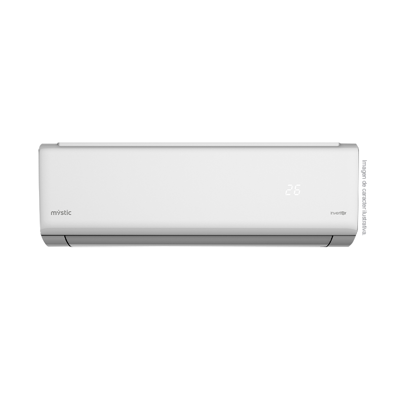 Aire acondicionadoSplit inverter, 18000 BTU, MY-INV2443 Mystic, Flujo de aire 4D, Brisa Suave, Tureria 100% cobre, Protección anticorrosiva Dual Golden Finn y Filtro de salud, SEER 21