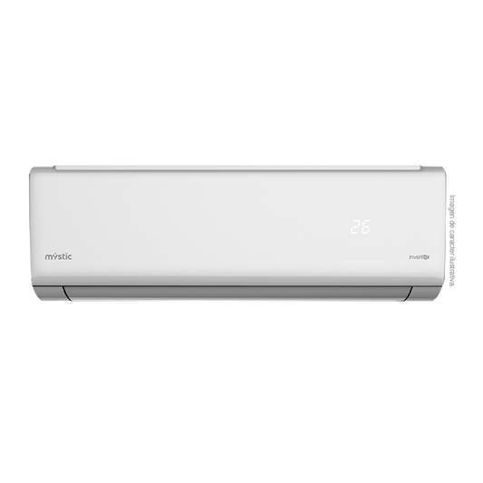 Aire acondicionad Split Inverter MY-INV3643 Mystic de 36000 BTU, Flujo de aire 4D, Brisa Suave, Tuberia 100% cobre, Protección anticorrosiva Dual Golden Finn y Filtro de salud, SEER 21.