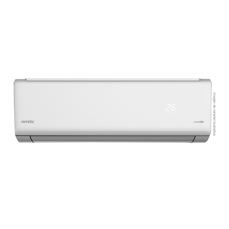 Aire acondicionad Split Inverter MY-INV3643 Mystic de 36000 BTU, Flujo de aire 4D, Brisa Suave, Tuberia 100% cobre, Protección anticorrosiva Dual Golden Finn y Filtro de salud, SEER 21.