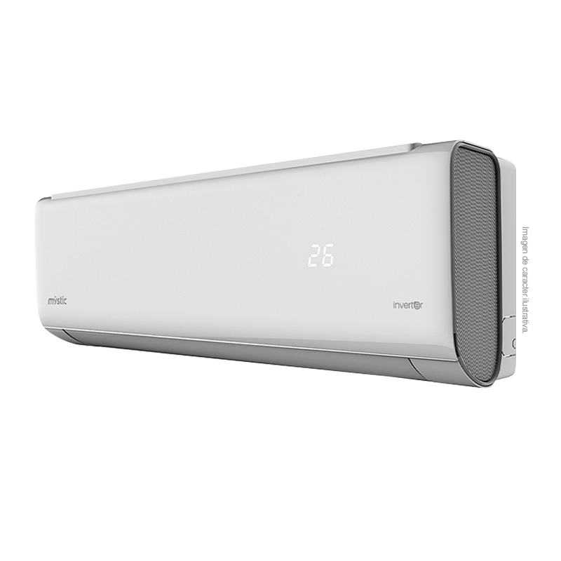 Aire acondicionad Split Inverter MY-INV3643 Mystic de 36000 BTU, Flujo de aire 4D, Brisa Suave, Tuberia 100% cobre, Protección anticorrosiva Dual Golden Finn y Filtro de salud, SEER 21.