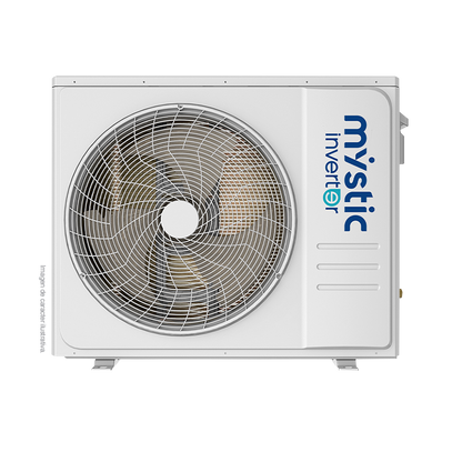 Aire acondicionad Split Inverter MY-INV3643 Mystic de 36000 BTU, Flujo de aire 4D, Brisa Suave, Tuberia 100% cobre, Protección anticorrosiva Dual Golden Finn y Filtro de salud, SEER 21.