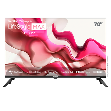 Televisor MY-SG70109T Google TV de 70" LED, con asistente de voz Hey Google, 4K HDR10, Dolby Digital, Google Play Store y Bluetooth.