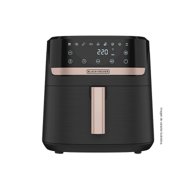 Freidora de aire 8 litros AFBD82-1BDLA, Black and Decker, 9 funciones pre - programadas