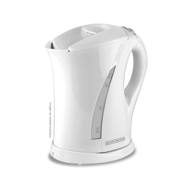 Hervidor inalámbrico JKCBD7876W Black And Decker de 1.7 litros. Base giratoria de 360°, apagado automático