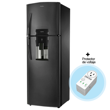 Combo de refrigeradora 11pc RMA1300FXCAC Mabe + Protector de voltaje FVP-1201B forza